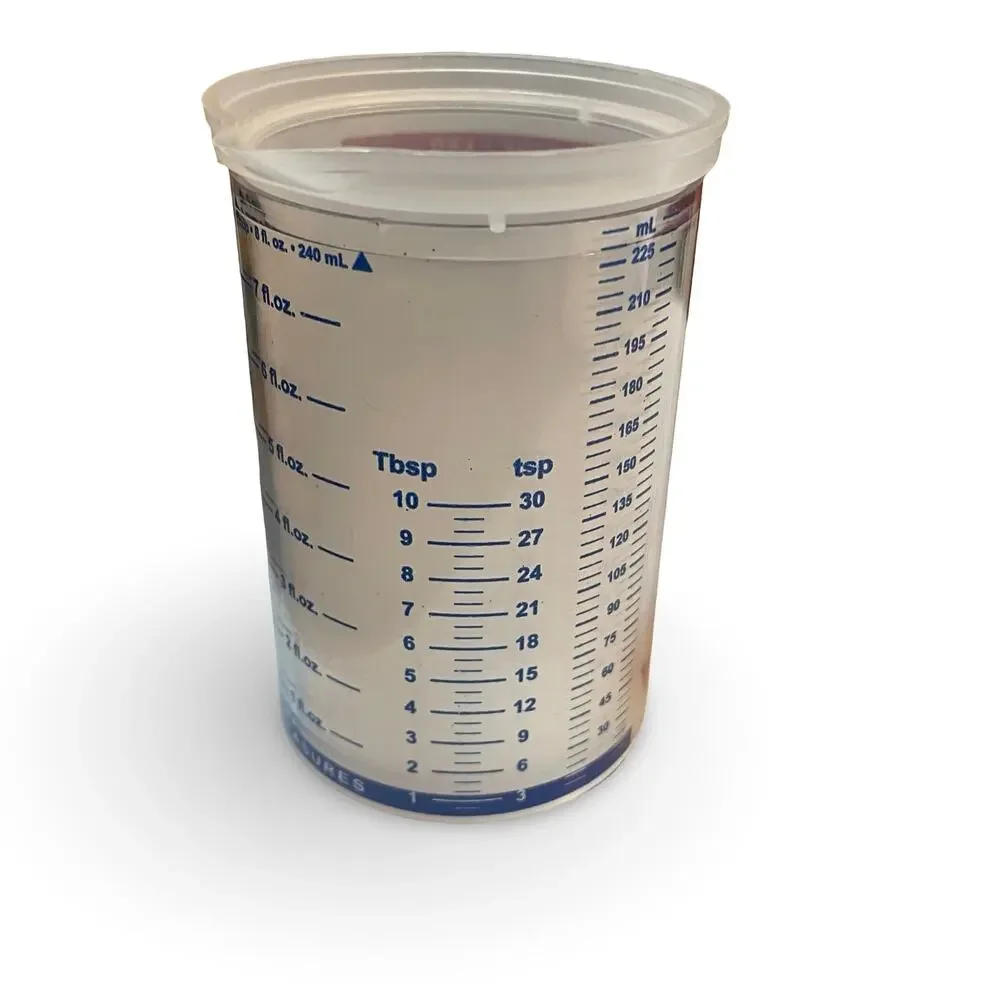 Pampered Chef Measure-All Cup Set of 2 Classic 2 C Mini 1 C Teal Blue 2236 2225